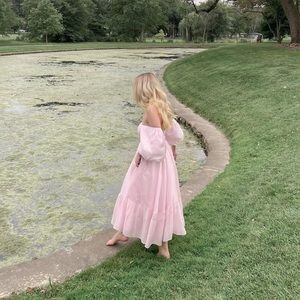 J.ING pink puff dress | NWT size M 🎀